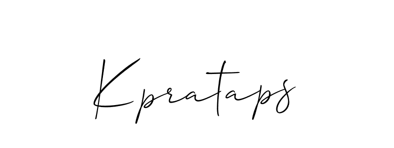 It looks lik you need a new signature style for name Kprataps. Design unique handwritten (Allison_Script) signature with our free signature maker in just a few clicks. Kprataps signature style 2 images and pictures png