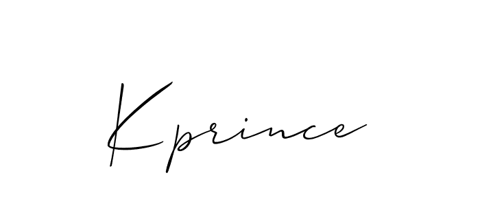 Make a short Kprince signature style. Manage your documents anywhere anytime using Allison_Script. Create and add eSignatures, submit forms, share and send files easily. Kprince signature style 2 images and pictures png