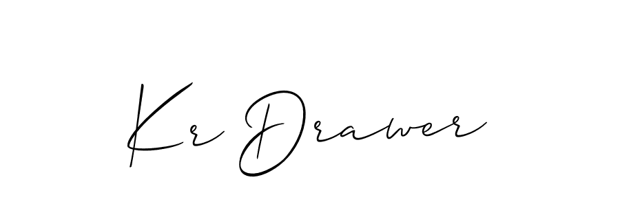 Check out images of Autograph of Kr Drawer name. Actor Kr Drawer Signature Style. Allison_Script is a professional sign style online. Kr Drawer signature style 2 images and pictures png