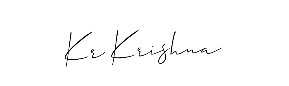 Make a short Kr Krishna signature style. Manage your documents anywhere anytime using Allison_Script. Create and add eSignatures, submit forms, share and send files easily. Kr Krishna signature style 2 images and pictures png