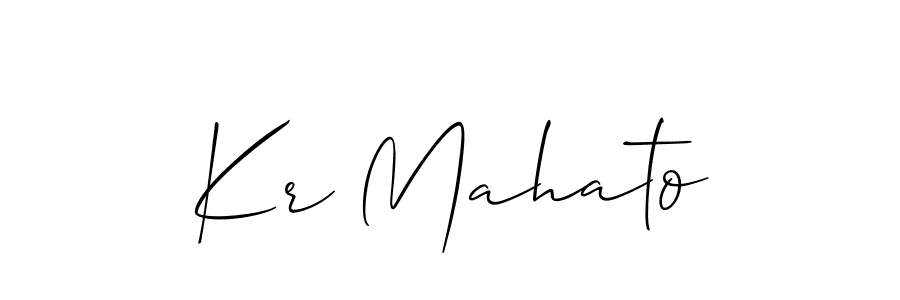 This is the best signature style for the Kr Mahato name. Also you like these signature font (Allison_Script). Mix name signature. Kr Mahato signature style 2 images and pictures png