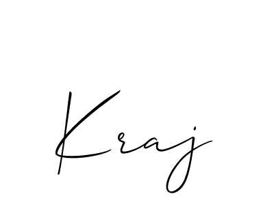 Once you've used our free online signature maker to create your best signature Allison_Script style, it's time to enjoy all of the benefits that Kraj name signing documents. Kraj signature style 2 images and pictures png