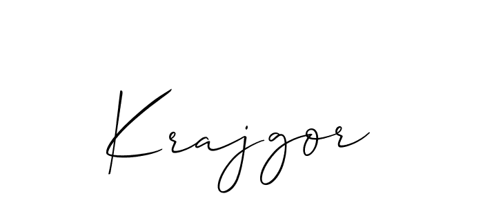 Best and Professional Signature Style for Krajgor. Allison_Script Best Signature Style Collection. Krajgor signature style 2 images and pictures png