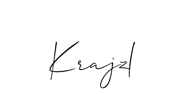 How to make Krajzl name signature. Use Allison_Script style for creating short signs online. This is the latest handwritten sign. Krajzl signature style 2 images and pictures png