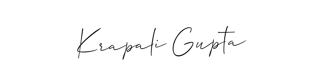 See photos of Krapali Gupta official signature by Spectra . Check more albums & portfolios. Read reviews & check more about Allison_Script font. Krapali Gupta signature style 2 images and pictures png