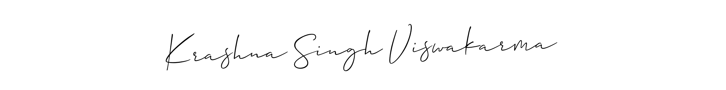 You can use this online signature creator to create a handwritten signature for the name Krashna Singh Viswakarma. This is the best online autograph maker. Krashna Singh Viswakarma signature style 2 images and pictures png