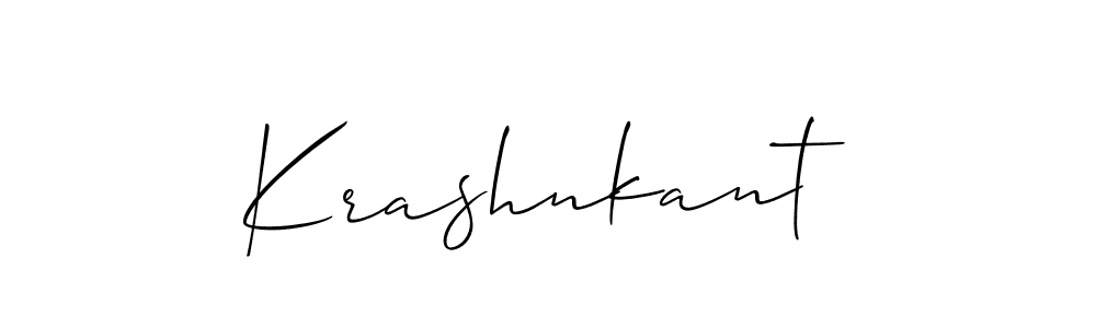 Once you've used our free online signature maker to create your best signature Allison_Script style, it's time to enjoy all of the benefits that Krashnkant name signing documents. Krashnkant signature style 2 images and pictures png