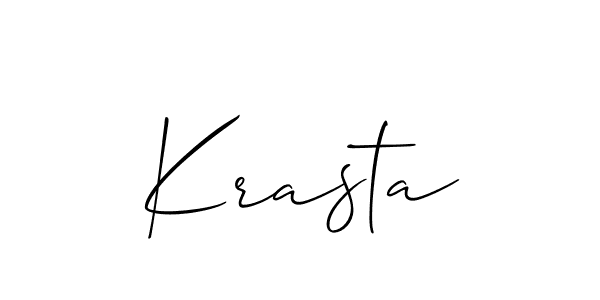Make a beautiful signature design for name Krasta. Use this online signature maker to create a handwritten signature for free. Krasta signature style 2 images and pictures png