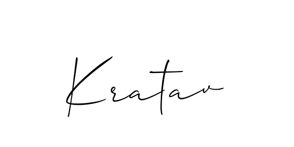 Kratav stylish signature style. Best Handwritten Sign (Allison_Script) for my name. Handwritten Signature Collection Ideas for my name Kratav. Kratav signature style 2 images and pictures png