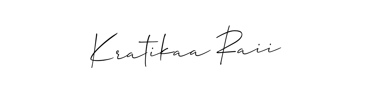 How to Draw Kratikaa Raii signature style? Allison_Script is a latest design signature styles for name Kratikaa Raii. Kratikaa Raii signature style 2 images and pictures png