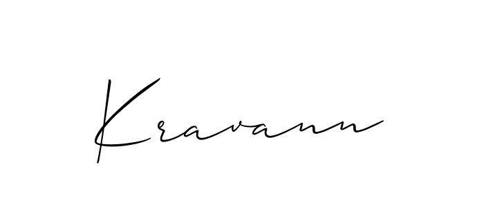 How to Draw Kravann signature style? Allison_Script is a latest design signature styles for name Kravann. Kravann signature style 2 images and pictures png