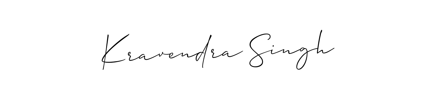 Also You can easily find your signature by using the search form. We will create Kravendra Singh name handwritten signature images for you free of cost using Allison_Script sign style. Kravendra Singh signature style 2 images and pictures png