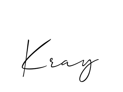 Also You can easily find your signature by using the search form. We will create Kray name handwritten signature images for you free of cost using Allison_Script sign style. Kray signature style 2 images and pictures png