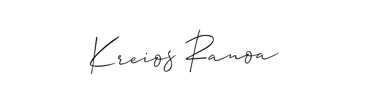 Here are the top 10 professional signature styles for the name Kreios Ranoa. These are the best autograph styles you can use for your name. Kreios Ranoa signature style 2 images and pictures png