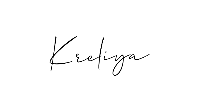 Check out images of Autograph of Kreliya name. Actor Kreliya Signature Style. Allison_Script is a professional sign style online. Kreliya signature style 2 images and pictures png