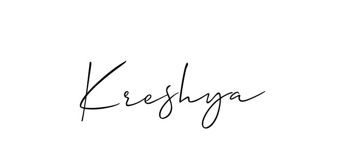 See photos of Kreshya official signature by Spectra . Check more albums & portfolios. Read reviews & check more about Allison_Script font. Kreshya signature style 2 images and pictures png