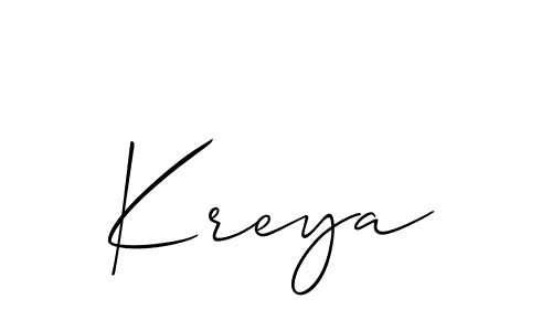 You can use this online signature creator to create a handwritten signature for the name Kreya. This is the best online autograph maker. Kreya signature style 2 images and pictures png