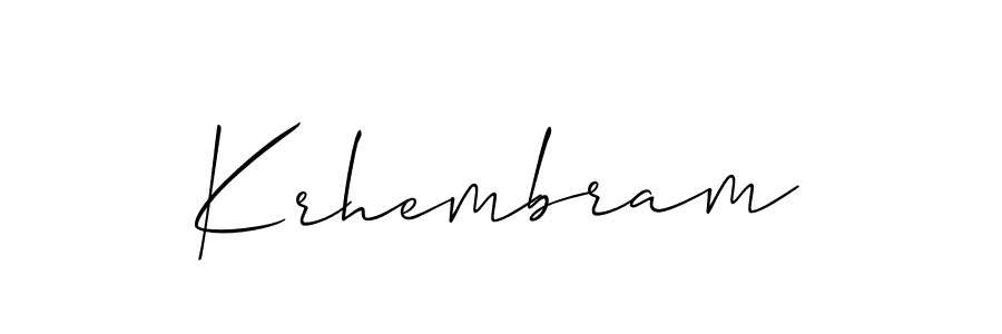 This is the best signature style for the Krhembram name. Also you like these signature font (Allison_Script). Mix name signature. Krhembram signature style 2 images and pictures png