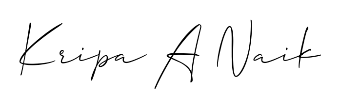 Similarly Allison_Script is the best handwritten signature design. Signature creator online. You can use it as an online autograph creator for name Kripa A Naik. Kripa A Naik signature style 2 images and pictures png