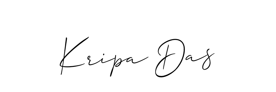 How to Draw Kripa Das signature style? Allison_Script is a latest design signature styles for name Kripa Das. Kripa Das signature style 2 images and pictures png