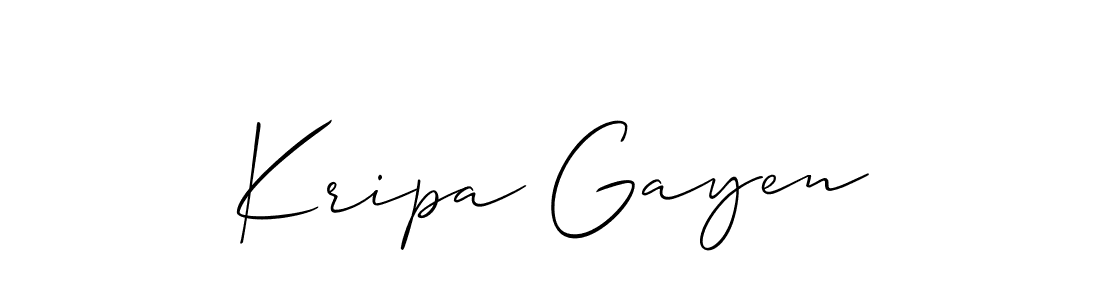 See photos of Kripa Gayen official signature by Spectra . Check more albums & portfolios. Read reviews & check more about Allison_Script font. Kripa Gayen signature style 2 images and pictures png