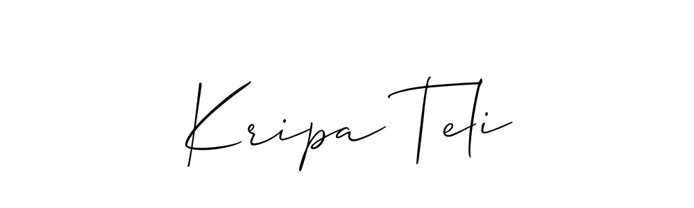 Here are the top 10 professional signature styles for the name Kripa Teli. These are the best autograph styles you can use for your name. Kripa Teli signature style 2 images and pictures png
