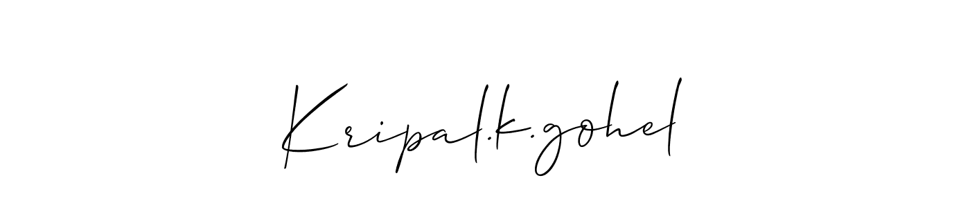 This is the best signature style for the Kripal.k.gohel name. Also you like these signature font (Allison_Script). Mix name signature. Kripal.k.gohel signature style 2 images and pictures png
