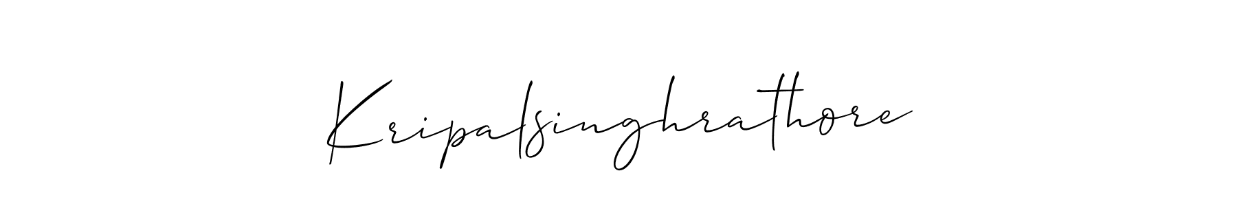 You can use this online signature creator to create a handwritten signature for the name Kripalsinghrathore. This is the best online autograph maker. Kripalsinghrathore signature style 2 images and pictures png