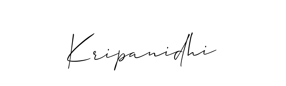 How to make Kripanidhi name signature. Use Allison_Script style for creating short signs online. This is the latest handwritten sign. Kripanidhi signature style 2 images and pictures png