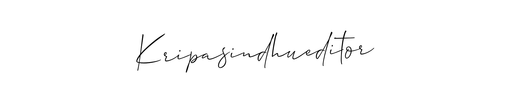 Make a beautiful signature design for name Kripasindhueditor. Use this online signature maker to create a handwritten signature for free. Kripasindhueditor signature style 2 images and pictures png