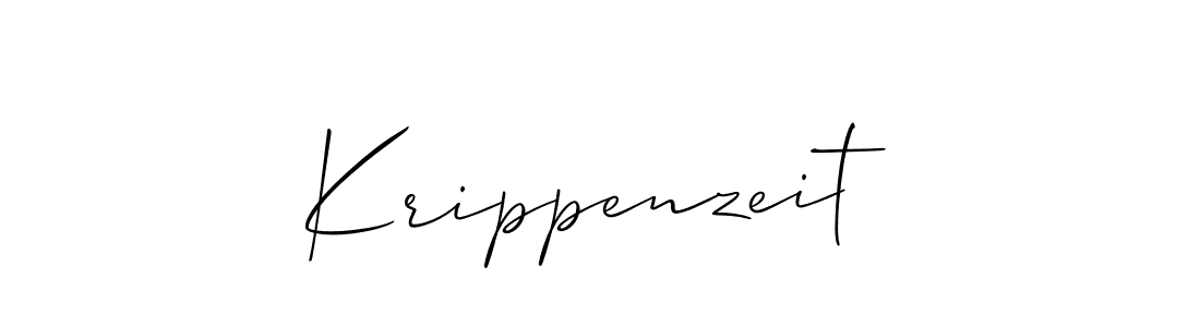 if you are searching for the best signature style for your name Krippenzeit. so please give up your signature search. here we have designed multiple signature styles  using Allison_Script. Krippenzeit signature style 2 images and pictures png