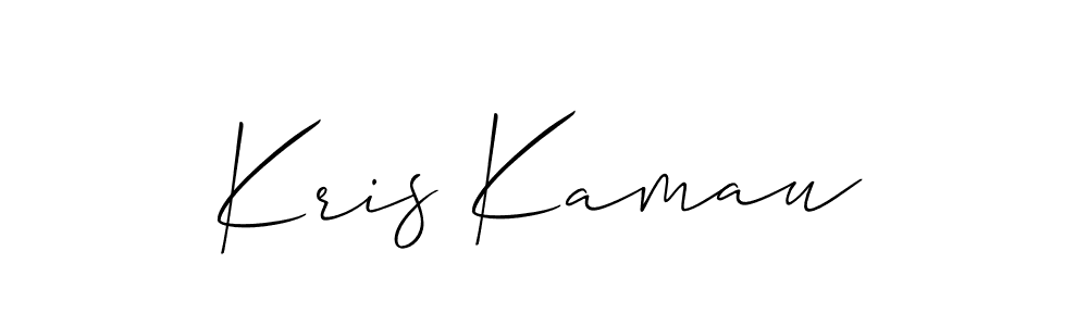 Make a beautiful signature design for name Kris Kamau. Use this online signature maker to create a handwritten signature for free. Kris Kamau signature style 2 images and pictures png
