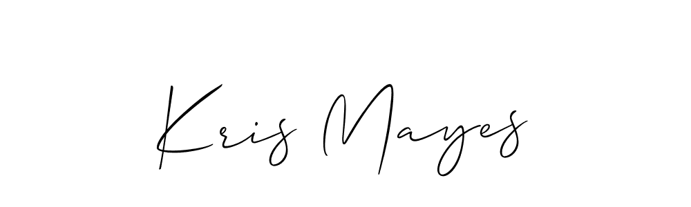 Also we have Kris Mayes name is the best signature style. Create professional handwritten signature collection using Allison_Script autograph style. Kris Mayes signature style 2 images and pictures png