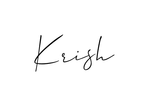 Once you've used our free online signature maker to create your best signature Allison_Script style, it's time to enjoy all of the benefits that Krish name signing documents. Krish signature style 2 images and pictures png