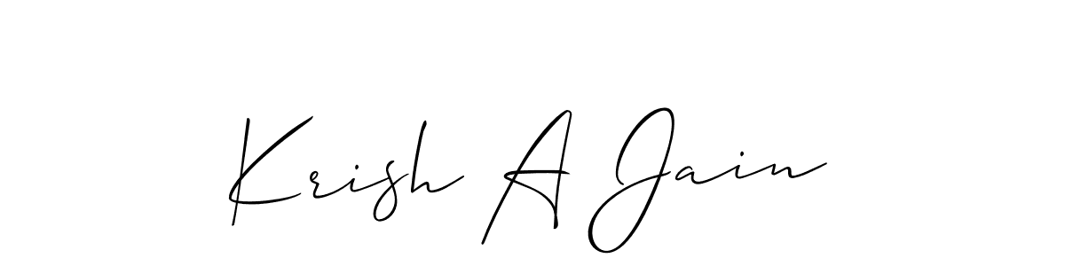 You can use this online signature creator to create a handwritten signature for the name Krish A Jain. This is the best online autograph maker. Krish A Jain signature style 2 images and pictures png