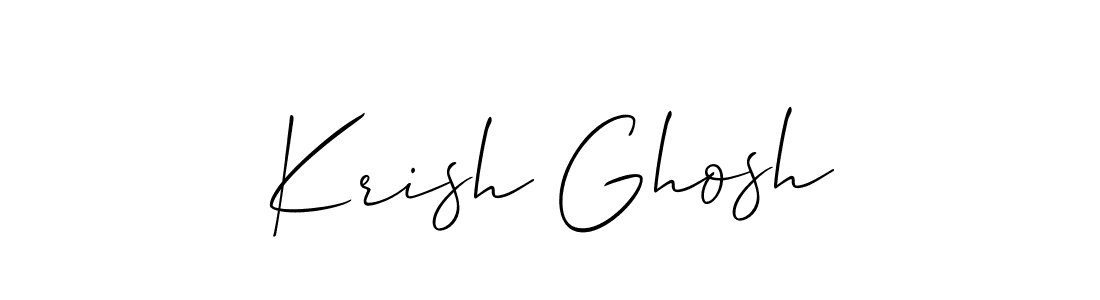 Once you've used our free online signature maker to create your best signature Allison_Script style, it's time to enjoy all of the benefits that Krish Ghosh name signing documents. Krish Ghosh signature style 2 images and pictures png