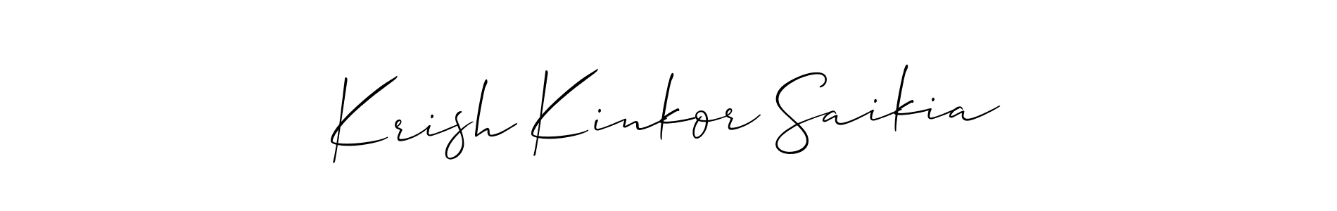 Best and Professional Signature Style for Krish Kinkor Saikia. Allison_Script Best Signature Style Collection. Krish Kinkor Saikia signature style 2 images and pictures png