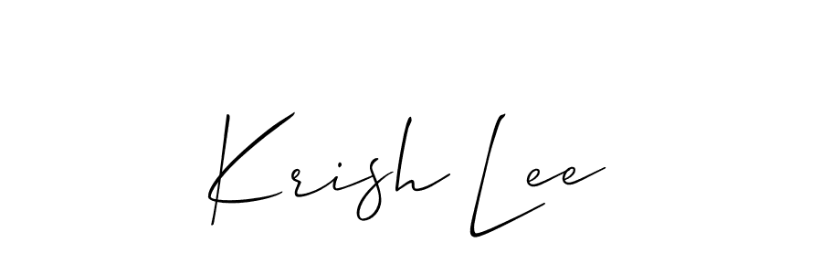 Make a short Krish Lee signature style. Manage your documents anywhere anytime using Allison_Script. Create and add eSignatures, submit forms, share and send files easily. Krish Lee signature style 2 images and pictures png