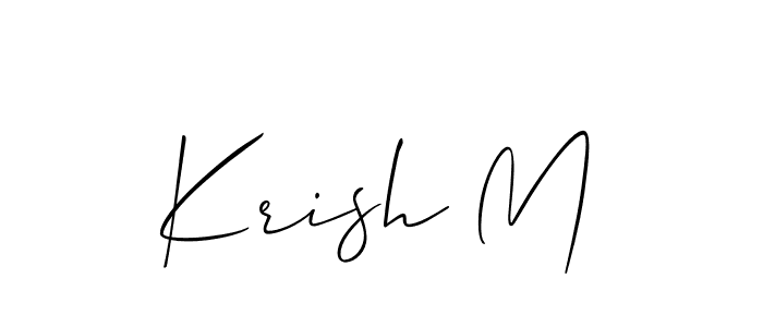 This is the best signature style for the Krish M name. Also you like these signature font (Allison_Script). Mix name signature. Krish M signature style 2 images and pictures png