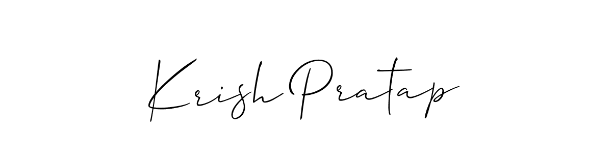 Make a beautiful signature design for name Krish Pratap. Use this online signature maker to create a handwritten signature for free. Krish Pratap signature style 2 images and pictures png