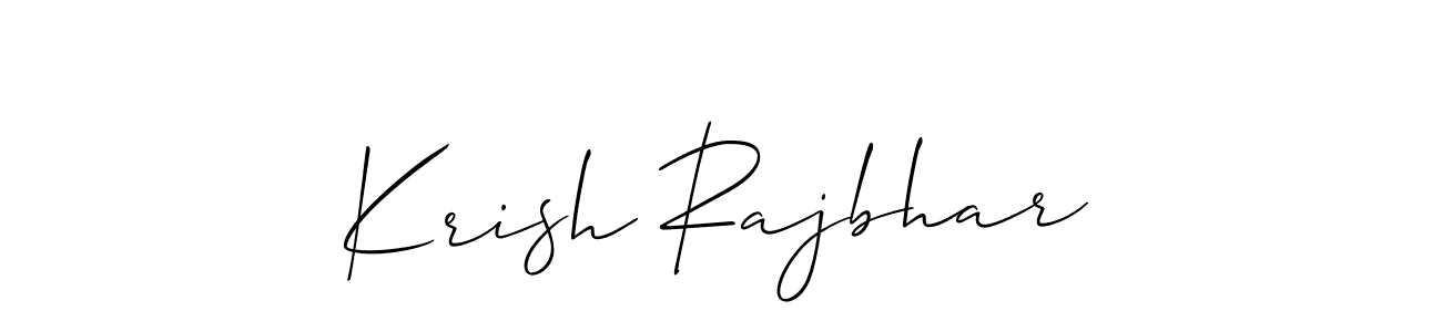 Here are the top 10 professional signature styles for the name Krish Rajbhar. These are the best autograph styles you can use for your name. Krish Rajbhar signature style 2 images and pictures png