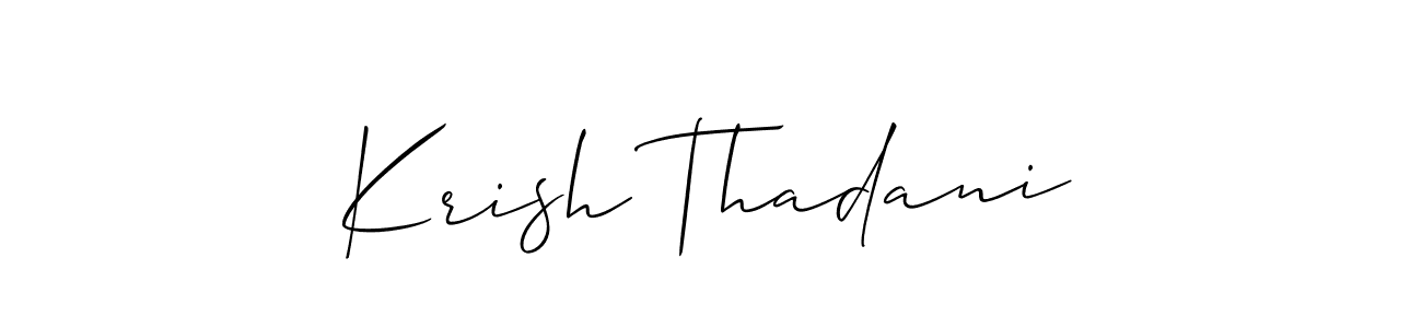 Here are the top 10 professional signature styles for the name Krish Thadani. These are the best autograph styles you can use for your name. Krish Thadani signature style 2 images and pictures png