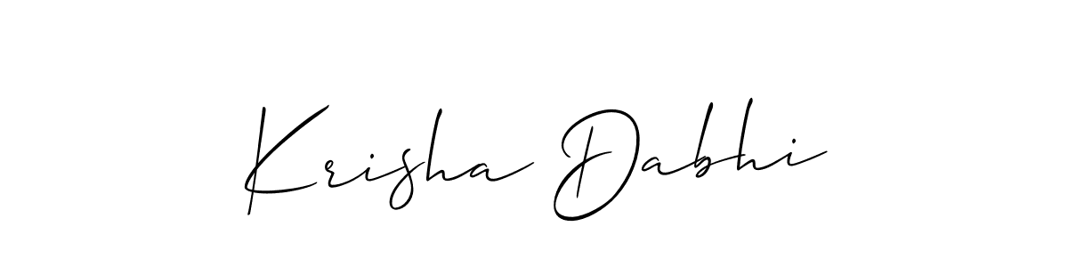 You can use this online signature creator to create a handwritten signature for the name Krisha Dabhi. This is the best online autograph maker. Krisha Dabhi signature style 2 images and pictures png