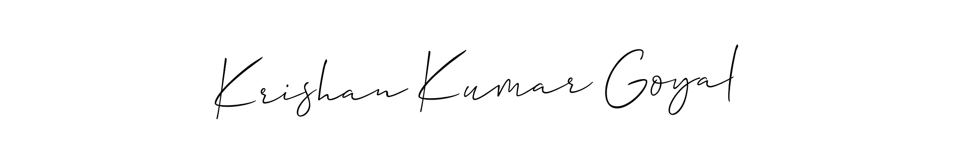 You can use this online signature creator to create a handwritten signature for the name Krishan Kumar Goyal. This is the best online autograph maker. Krishan Kumar Goyal signature style 2 images and pictures png