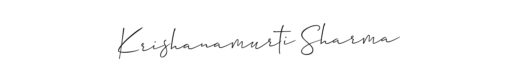 Similarly Allison_Script is the best handwritten signature design. Signature creator online .You can use it as an online autograph creator for name Krishanamurti Sharma. Krishanamurti Sharma signature style 2 images and pictures png