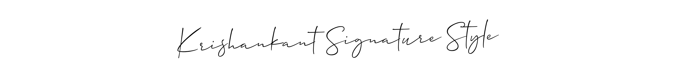 This is the best signature style for the Krishankant Signature Style name. Also you like these signature font (Allison_Script). Mix name signature. Krishankant Signature Style signature style 2 images and pictures png