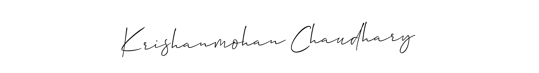 You can use this online signature creator to create a handwritten signature for the name Krishanmohan Chaudhary. This is the best online autograph maker. Krishanmohan Chaudhary signature style 2 images and pictures png