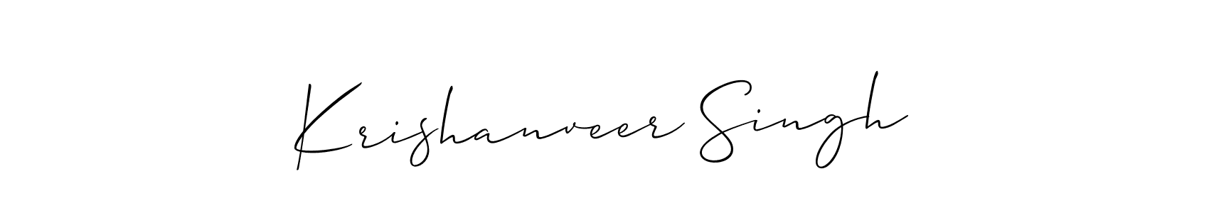Make a beautiful signature design for name Krishanveer Singh. Use this online signature maker to create a handwritten signature for free. Krishanveer Singh signature style 2 images and pictures png