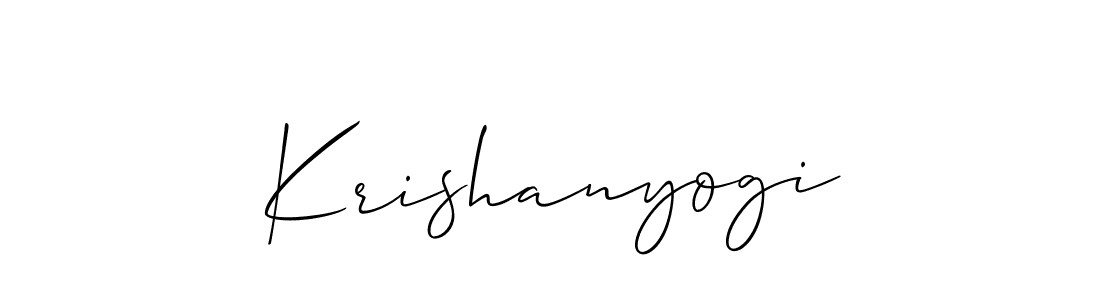 You can use this online signature creator to create a handwritten signature for the name Krishanyogi. This is the best online autograph maker. Krishanyogi signature style 2 images and pictures png