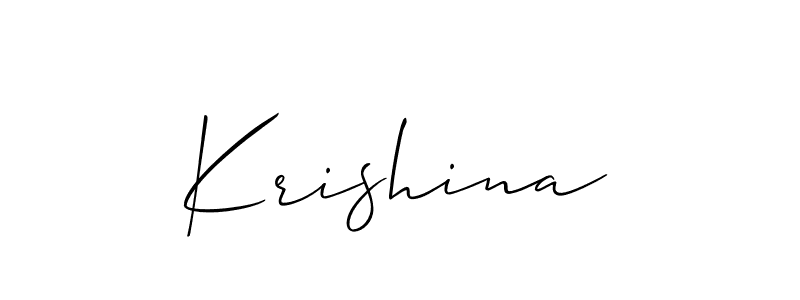 Here are the top 10 professional signature styles for the name Krishina. These are the best autograph styles you can use for your name. Krishina signature style 2 images and pictures png